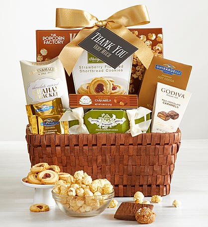 Classic Gourmet Thank You! Gift Basket